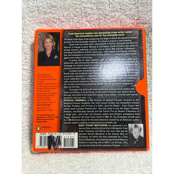 Book of the Dead by Patricia Cornell Book on CD - Picture 2 of 2